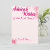 カスタマイズスタイリッシュ自分でミニマルモダン アドバイスカード (スタンド正面)