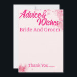 カスタマイズスタイリッシュ自分でミニマルモダン アドバイスカード<br><div class="desc">あなたカスタマイズのスタイリッシュモノグラムのミニマル花嫁と花婿のカードの。</div>