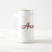 カスタマイズステイン- ビールジョッキ (正面左)