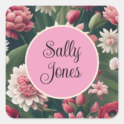 カスタマイズステッカー スクエアシール (正面)