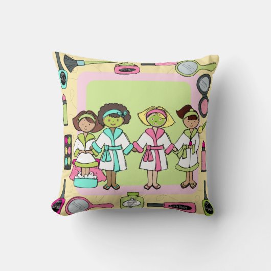 カスタマイズスパのパーティーの枕 クッション (正面)