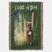 カスタマイズスポーツ スローブランケット (正面縦)