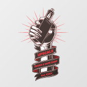 カスタマイズスモーク&ベープショップ中小企業向け ウィンドウサイン (シート)