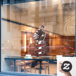 カスタマイズスモーク＆ベープショップ中小企業 ウィンドウサイン