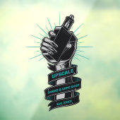 カスタマイズスモーク＆ベープショップ中小企業 ウィンドウサイン (シート3)