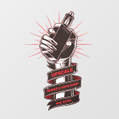 カスタマイズスモーク＆ベープショップ 小規模ビジネス  ウィンドウサイン (シート)