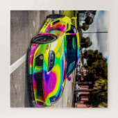 カスタマイズスーパーカーはっきりした：色と修正 ジグソーパズル (横)