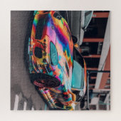 カスタマイズスーパーカーはっきりした：色と修正 ジグソーパズル (横)