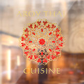 カスタマイズタイレストランフロント広告ズウィンド ウィンドウサイン (シート2)