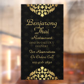 カスタマイズタイ伝統的アート ウィンドウサイン (シート2)