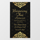 カスタマイズタイ伝統的アート ウィンドウサイン (シート)