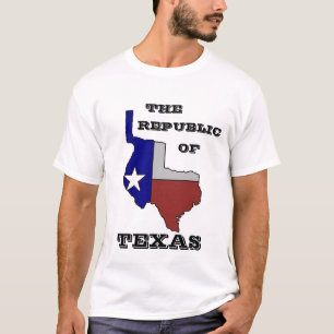 カスタマイズテキサス州の共和国- Tシャツ