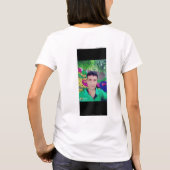 カスタマイズデザイン：自分のスタイルを作成！ハイクオリティ Tシャツ (裏面)