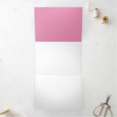 カスタマイズデジタル創造とドラッグ/ドロップ 三つ折り案内状 (内部)