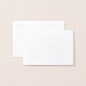 カスタマイズデジタル創造とドラッグ/ドロップ 箔カード (封筒付き正面)