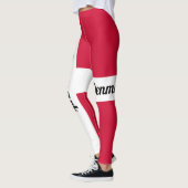 カスタマイズデンマーク国旗 レギンス (左)