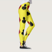 カスタマイズトランプのポーカー・カード記号 レギンス (右)