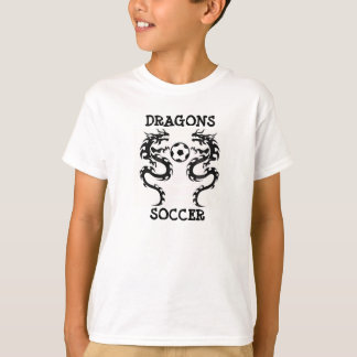 カスタマイズドラゴンのサッカーのTシャツ- Tシャツ