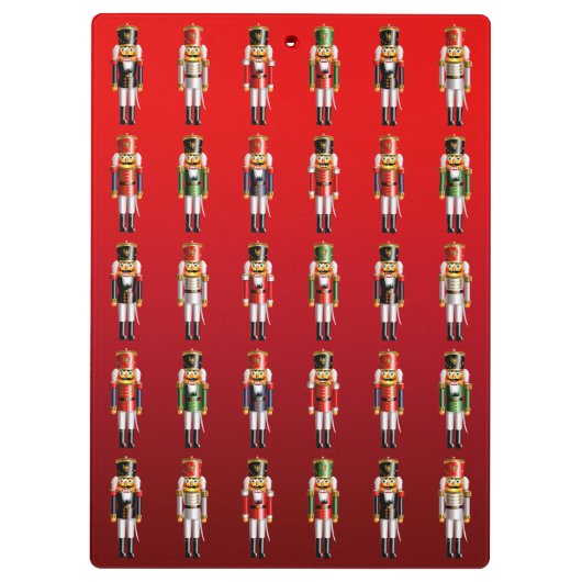 カスタマイズナッツ味のくるみ割りの戦わない兵隊 クリップボード (裏面)