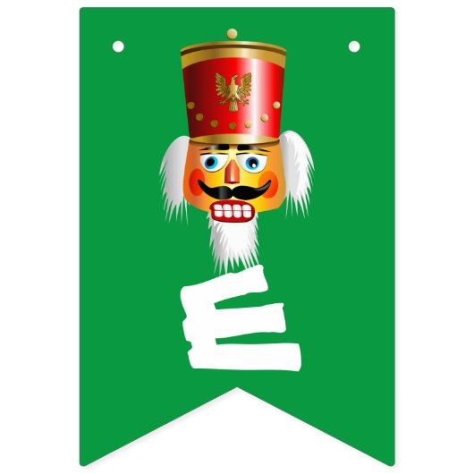 カスタマイズナッツ味のくるみ割りの漫画 バンティングフラッグ (第2の旗)