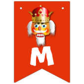 カスタマイズナッツ味のくるみ割りの漫画 バンティングフラッグ (第1の旗)