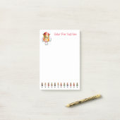 カスタマイズナッツ味のくるみ割りの漫画 ポストイット (デスク上)