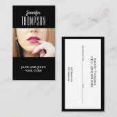 カスタマイズネイリスト 予約カード (正面/裏面)