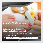 カスタマイズネイルサロンスパペディキュアトランクアルト ウィンドウサイン (シート)