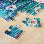 カスタマイズハッピーバースデーママラマ ジグソーパズル (側面)