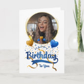 カスタマイズハッピーバースデー カード (正面)