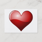 カスタマイズハートのフラクタル- 名刺 (裏面)