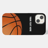カスタマイズバスケットボール iPhoneケース (裏面横)