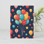 カスタマイズバルーン 招待状 (スタンド正面)