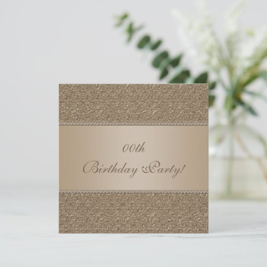 カスタマイズバースデーパーティ招待状 招待状 (スタンド正面)