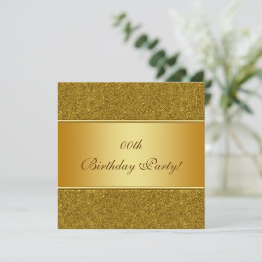 カスタマイズバースデーパーティ招待状 招待状 (スタンド正面)