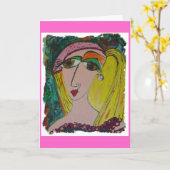 カスタマイズバースデー・カード- カード (黄色い花)