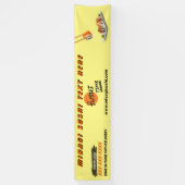 カスタマイズバー広告大店 横断幕 (縦)