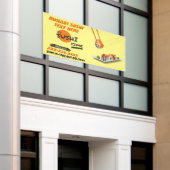 カスタマイズバー広告大店 横断幕 (ビルの外側)