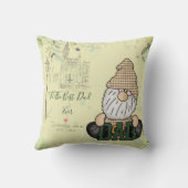 カスタマイズパーソナライズされたガーデン格言 クッション (裏面)