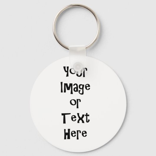 カスタマイズパーソナライズされた写真と文字 キーホルダー (正面)