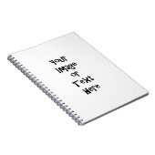 カスタマイズパーソナライズされた写真と文字 ノートブック (右側)