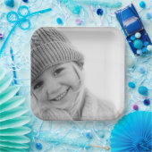 カスタマイズパーソナライズされた写真の作成 ペーパープレート (パーティー)