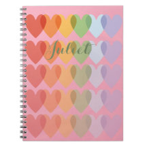 カスタマイズパーソナライズされた可能なかわいいハート虹