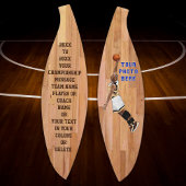 カスタマイズパーソナライズされた可能なバスケットボールの写真、文字 バスケットボール