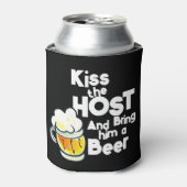 カスタマイズパーソナライズされた可能なビール愛好家引用文 缶クーラー (缶正面)
