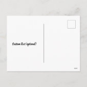 カスタマイズパーソナライズされた可能なペットフォトクリスマスカード シーズンポストカード (裏面)