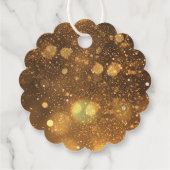 カスタマイズパーソナライズされた可能なマスカレードメッセージカード フェイバータグ (裏面)