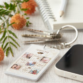 カスタマイズパーソナライズされた可能な母の日の写真 キーホルダー (正面右)