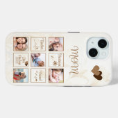 カスタマイズパーソナライズされた可能な母の日の写真 Case-Mate iPhoneケース (裏面 (横))