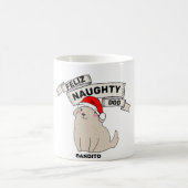 カスタマイズパーソナライズされた可能なFelizドいけなッグおもしろい コーヒーマグカップ (中央)